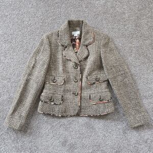 LOFT Brown Tweed Blazer